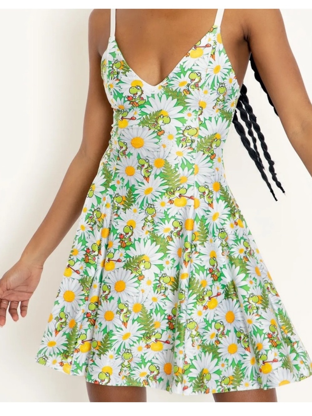 Blackmilk Yoshi garden skater mini dress